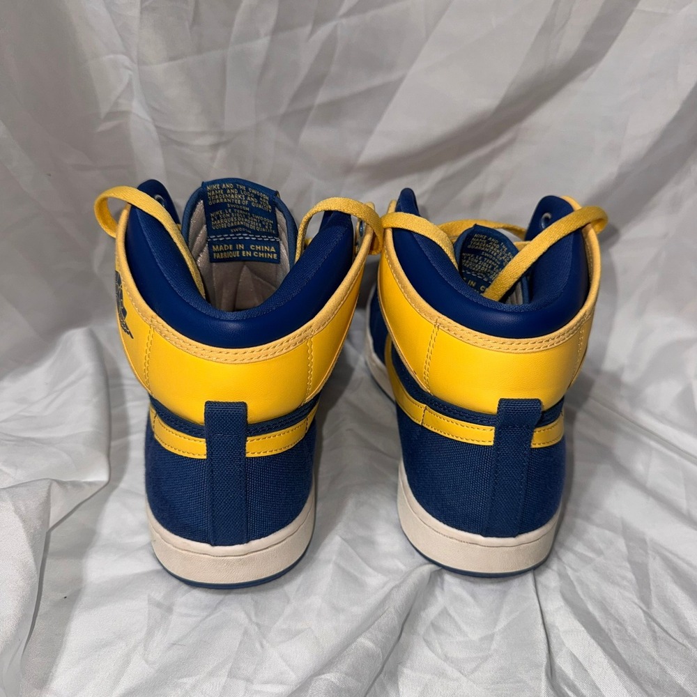 Air Jordan 1 AJKO High Laney True Blue Topaz Gold DO5047-407 Mens 9 - Picture 5 of 9